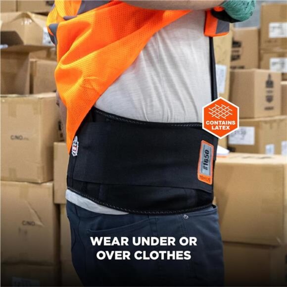 Ergodyne ProFlex 1650 Back Support Belt, 7.5" Elastic, Adjustable, Removeable - Picture 6 of 7